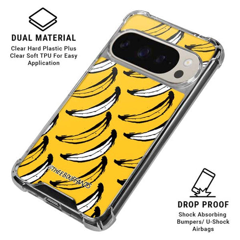 Bouffants and Broken Hearts Bananas Pixel 9/9 Pro Clear Case